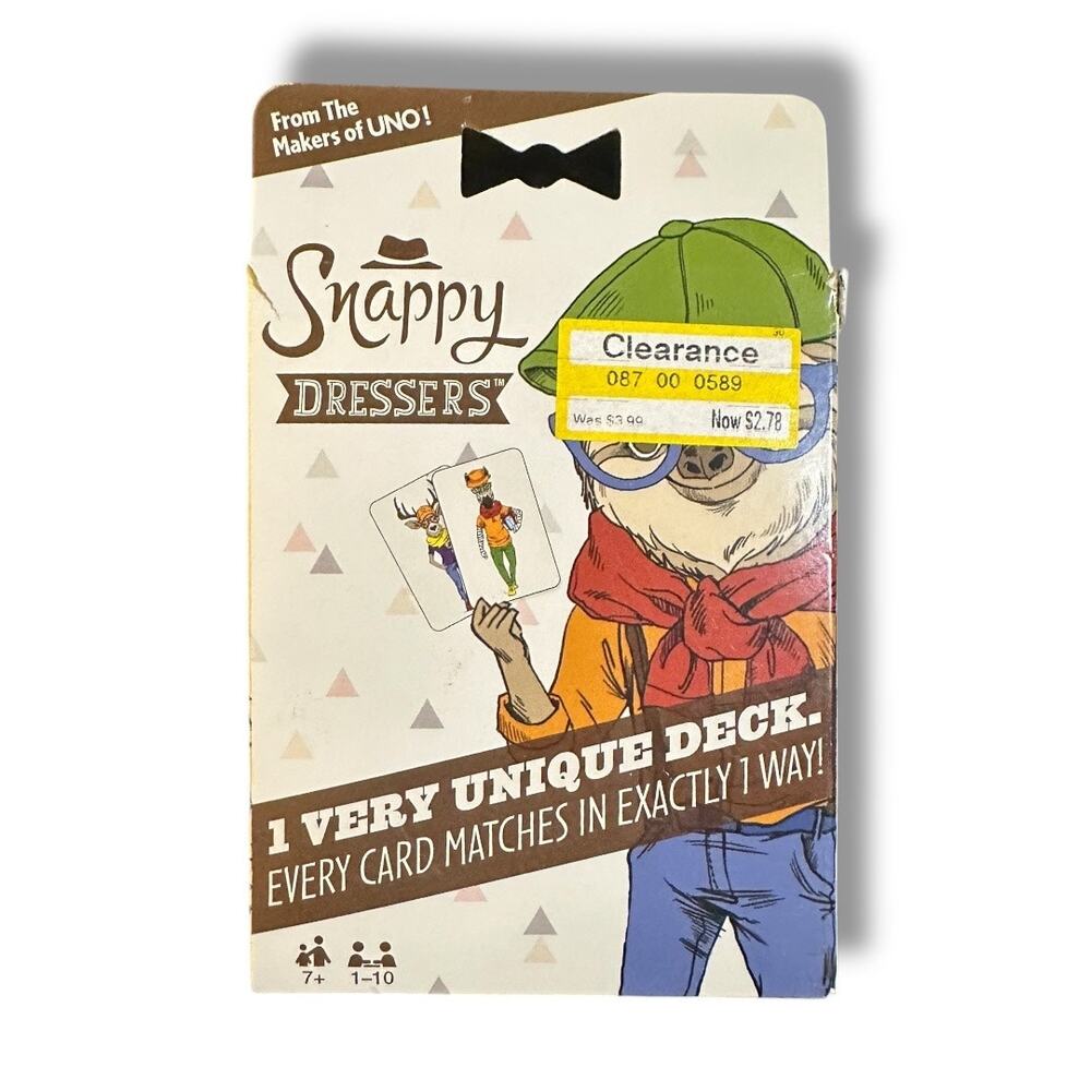 Mattel Snappy Dressers Card Game